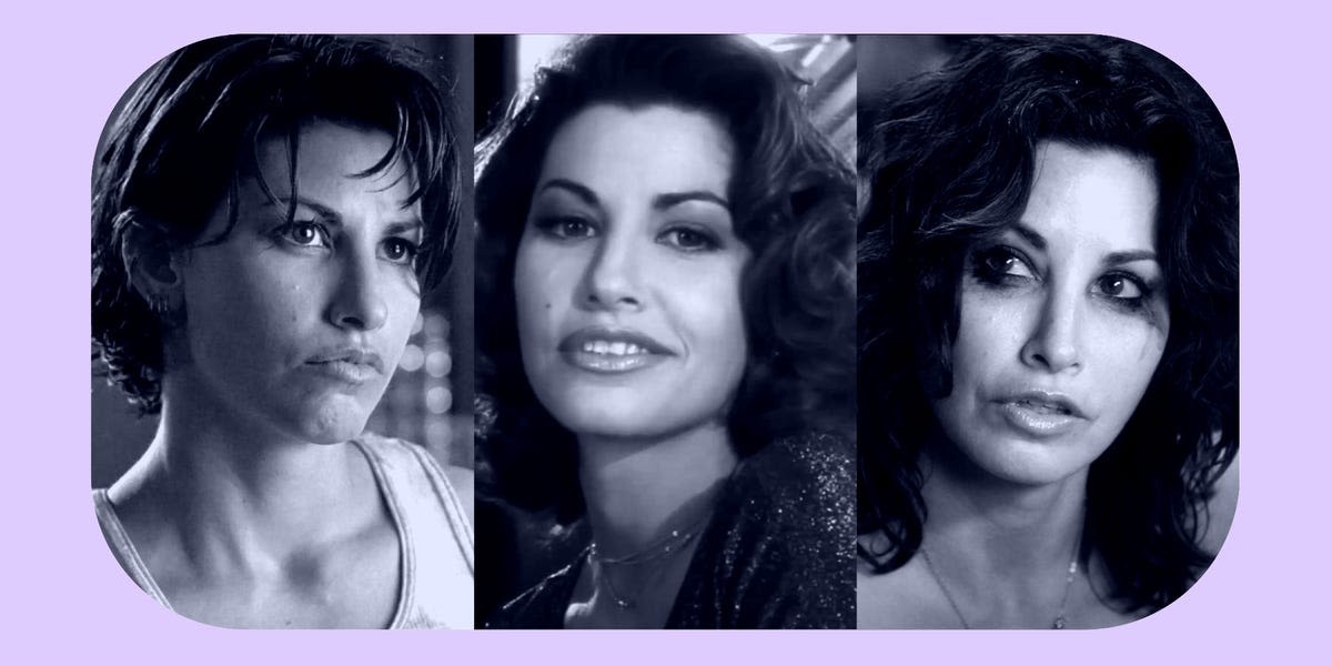 Gina Gershon's agents dropped her for playing another gay character after 'Showgirls.' She doesn't regret forging her own path.