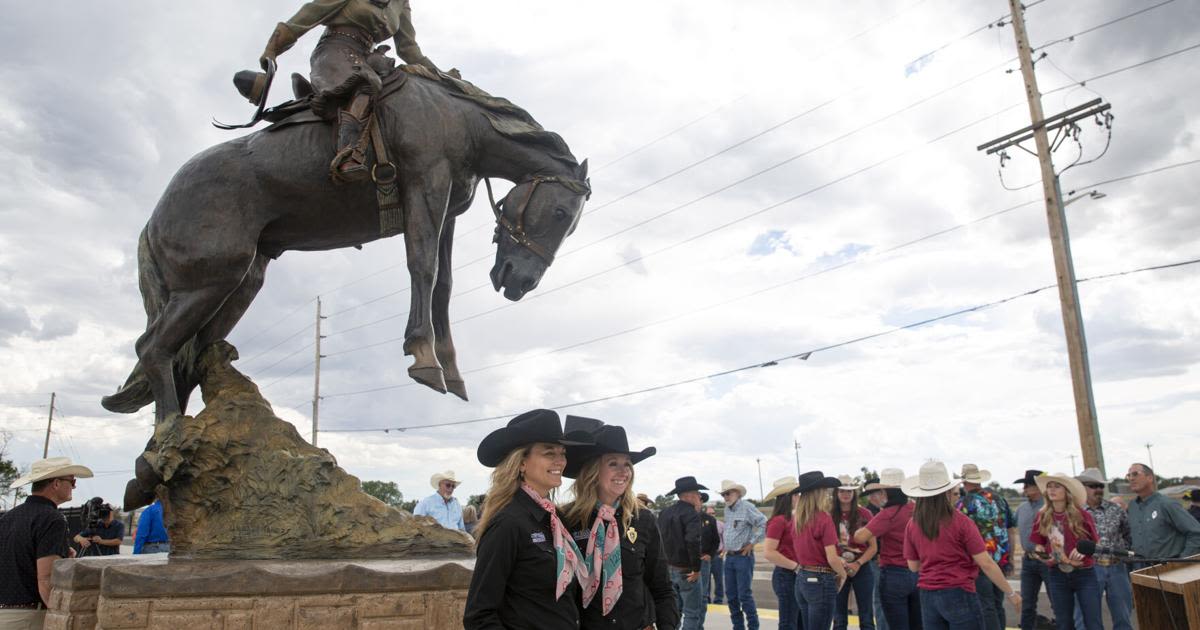 CFD officials unveil Year of the Cowgirl statue at Frontier Park