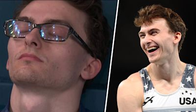 US gymnast Stephen Nedoroscik getting in the zone is a whole vibe in viral meme