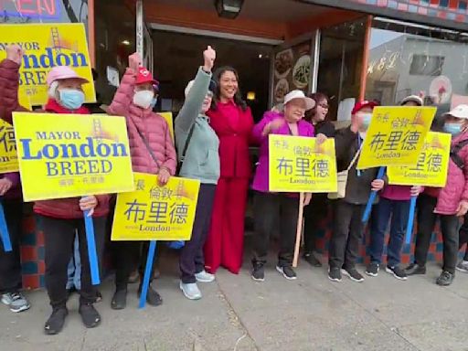Recently returned from China, London Breed takes mayoral campaign to San Francisco streets