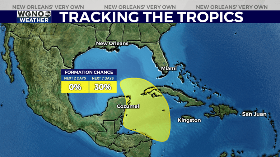 National Hurricane Center watching Caribbean for possible tropical development next week