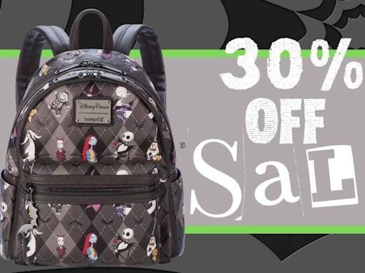 Disney Store has this Loungefly ‘The Nightmare Before Christmas’ mini backpack on sale for 30% off, while supplies last