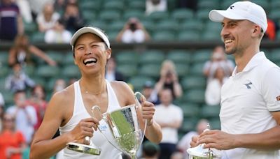 Hsieh Su-Wei, Jan Zielinski win mixed doubles title at Wimbledon | Tennis.com