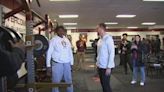 Renovated weight room opens at Harding HS with help from Panthers receiver