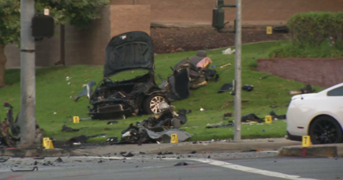 4 dead after high-speed pursuit ends in a crash in Upland