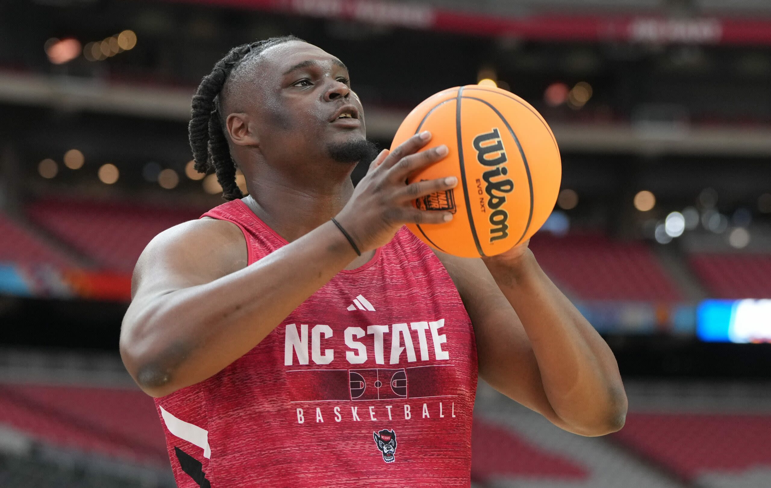 Shams: NC State star DJ Burns Jr. is down 45 pounds ahead of NBA draft