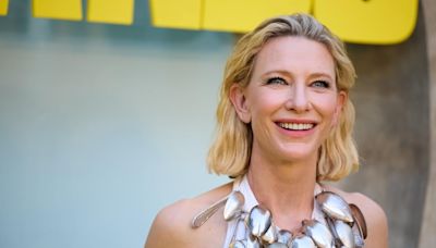 Cate Blanchett usa 102 cucharas como top en la alfombra roja de ‘Borderlands’