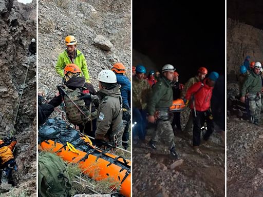 Video: así fue el rescate de los restos de la turista alemana que murió en San Juan