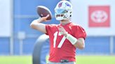 Josh Allen already has personal handshakes with his new receivers