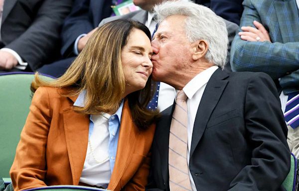 Dustin Hoffman Plants a Kiss on Longtime Wife Lisa at Wimbledon: See the Sweet Photos