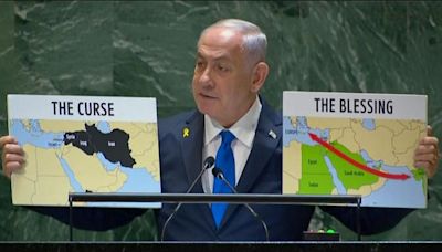 Israeli PM Benjamin Netanyahu's UN speech had passion and props - but no clear plan to end war