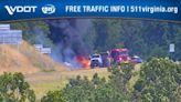 Vehicle fire on I-66 in Fauquier County sparks major delays