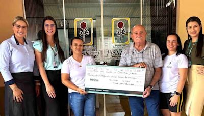 Sicoob Três Fronteiras doa mais R$ 50 mil para entidades sociais