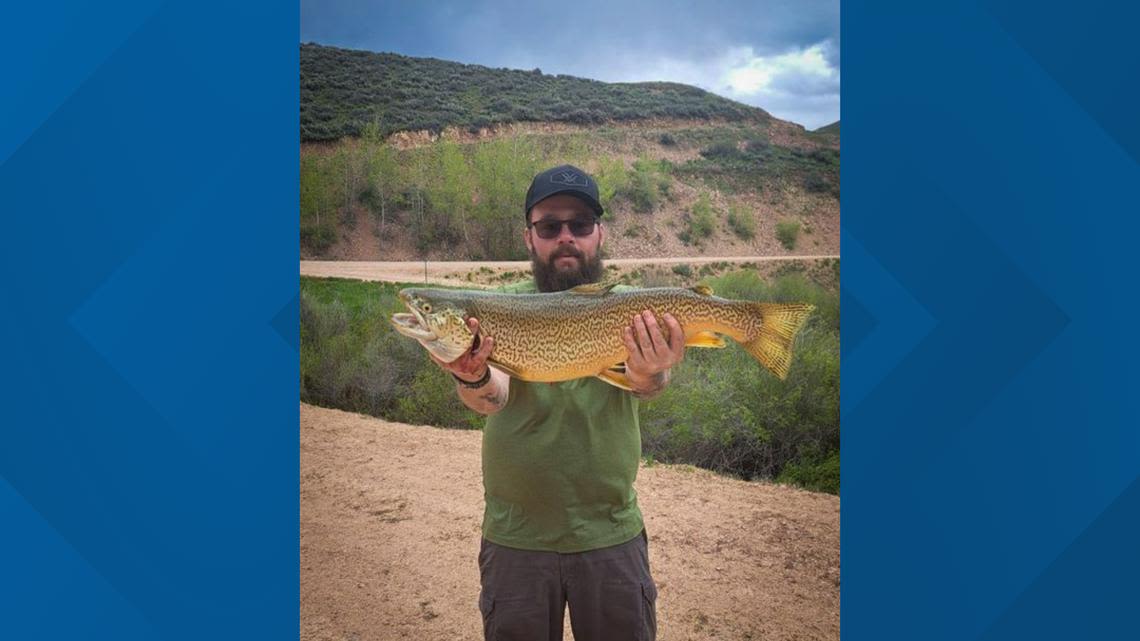 A whopper of a story: Idaho man catches 9.13 pound tiger trout