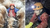 School pupils enjoy walking, caving, climbing in the Brecon Beacons