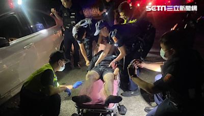 快訊／連開10槍！三峽男開車衝撞警員 反遭開槍打中雙腿