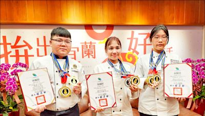 世界廚藝賽 宜蘭4學子奪14面獎牌