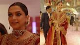 Deepika Padukone arrives at Anant Ambani and Radhika Merchant’s wedding with her mom-to-be glow. Watch