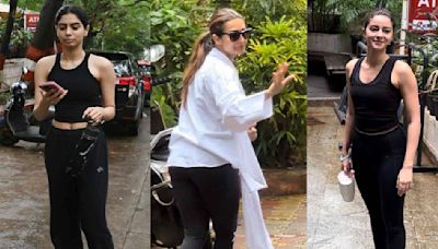 Malaika Arora to Ananya Panday: Bollywood divas show us how to slay in simple gym fits