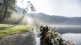 Indígenas de Guatemala agradecen por la lluvia y las cosechas en cráter de volcán