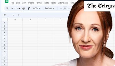 JK Rowling now plans her novels on laptop spreadsheets