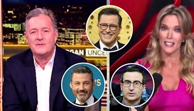 Piers Morgan, Megyn Kelly dubbed 'hypocrites' for accusing Stephen Colbert, John Oliver, and Jimmy Kimmel of 'incendiary' approach