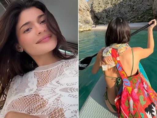 Kendall and Kylie Jenner Share a Video of Their 'Sister Adventures' as They Go Paddleboarding in Spain