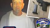 Redding police arrest felon after finding handgun in his car