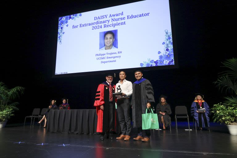 UCI Sue and Bill Gross School of Nursing Celebrates Inaugural DAISY Award Ceremony