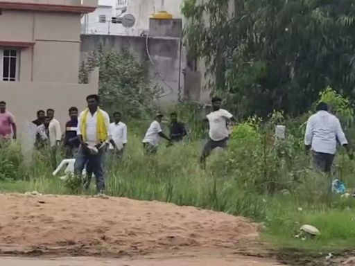 Andhra Pradesh town tense as TDP-YSRCP workers clash during MP visit | Amaravati News - Times of India