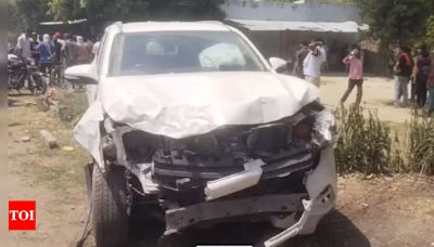 2 dead in UP after SUV in Brij Bhushan Singh's son's convoy hits motorcycle | Lucknow News - Times of India