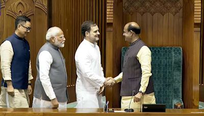 Rahul Gandhi meets LS Speaker, says reference to Emergency could have been avoided