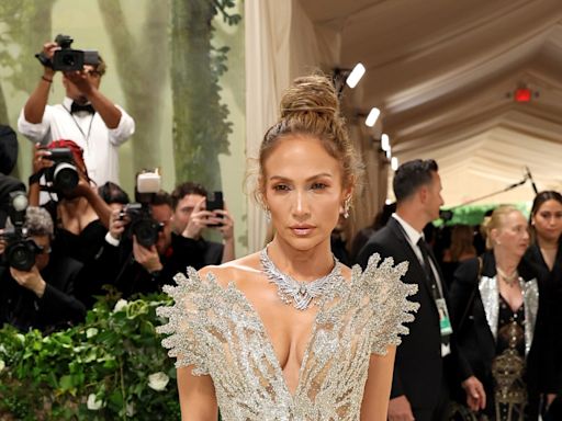 Met Gala 2024: Jennifer Lopez Stuns in Sheer Custom Schiaparelli Dress