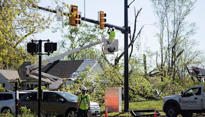 Community repairs damage after tornadoes rip through west Michigan town
