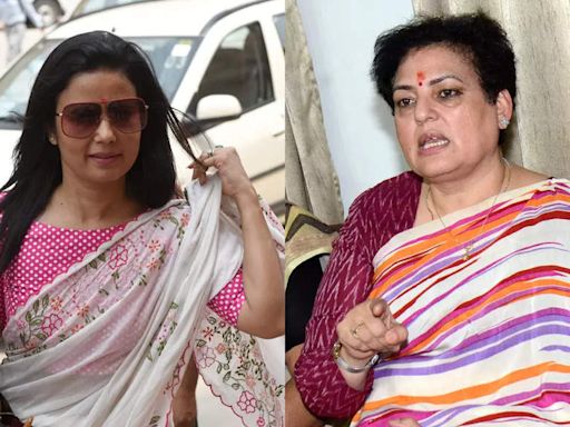 'Busy holding up her boss's pajamas': Mahua Moitra takes potshots at Rekha Sharma; NCW seeks FIR against Trinamool MP | India News - Times of India