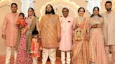 Joyous celebrations as the Ambani family unites in the grand wedding of Anant Ambani and Radhika Merchant