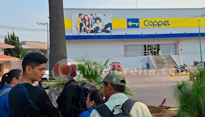 Evacúan Coppel por falsa bomba en Michoacán