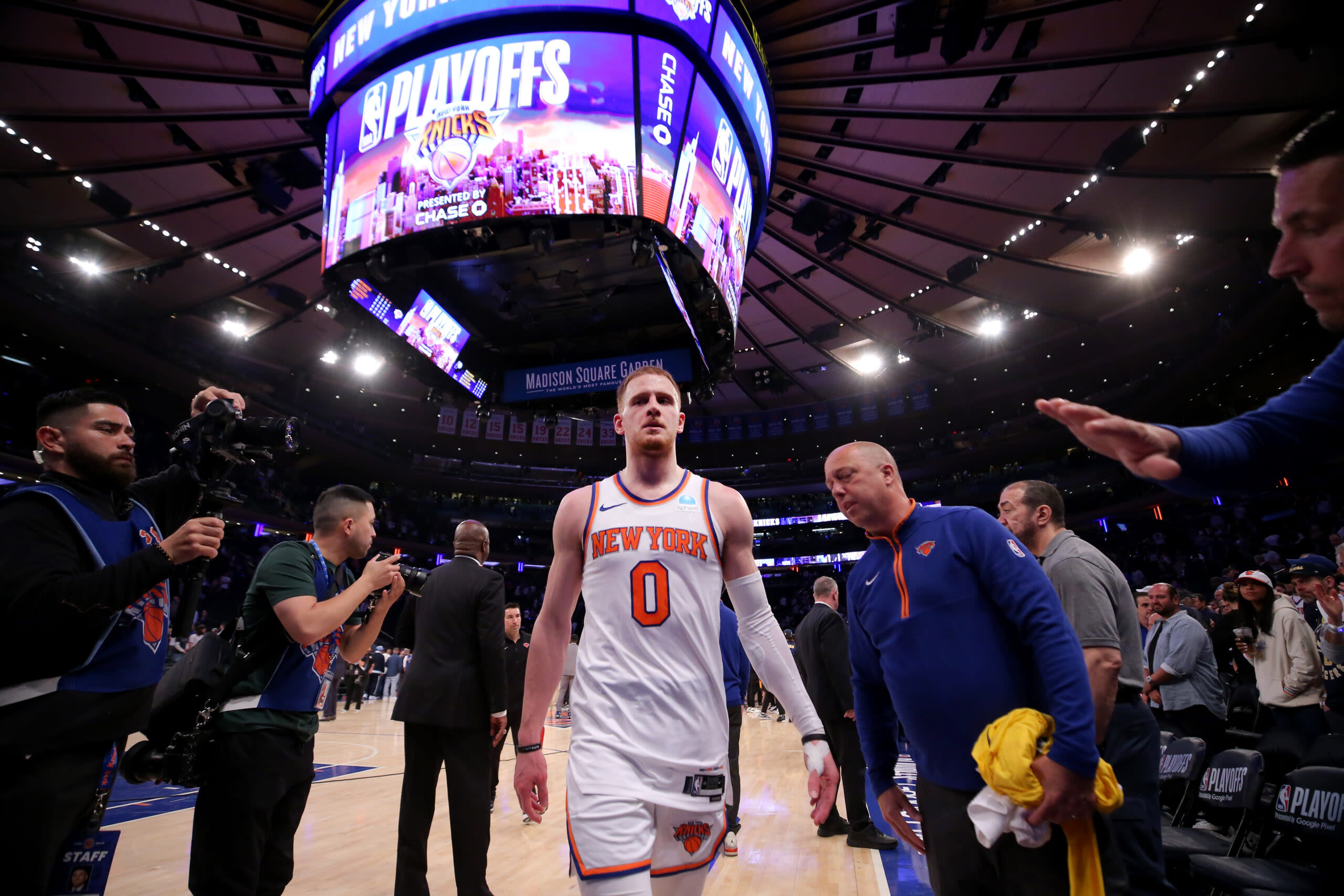 Former Warrior Donte DiVincenzo eliminated from playoffs in Knicks’ loss vs. Pacers in Game 7