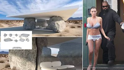 The Stone Age building designs of Kanye West's wife Bianca Censori