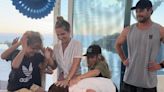 Chris Hemsworth's Twin Sons Turn 9 as One Gets a Face Full of Birthday Cake: 'My Two Little Men'
