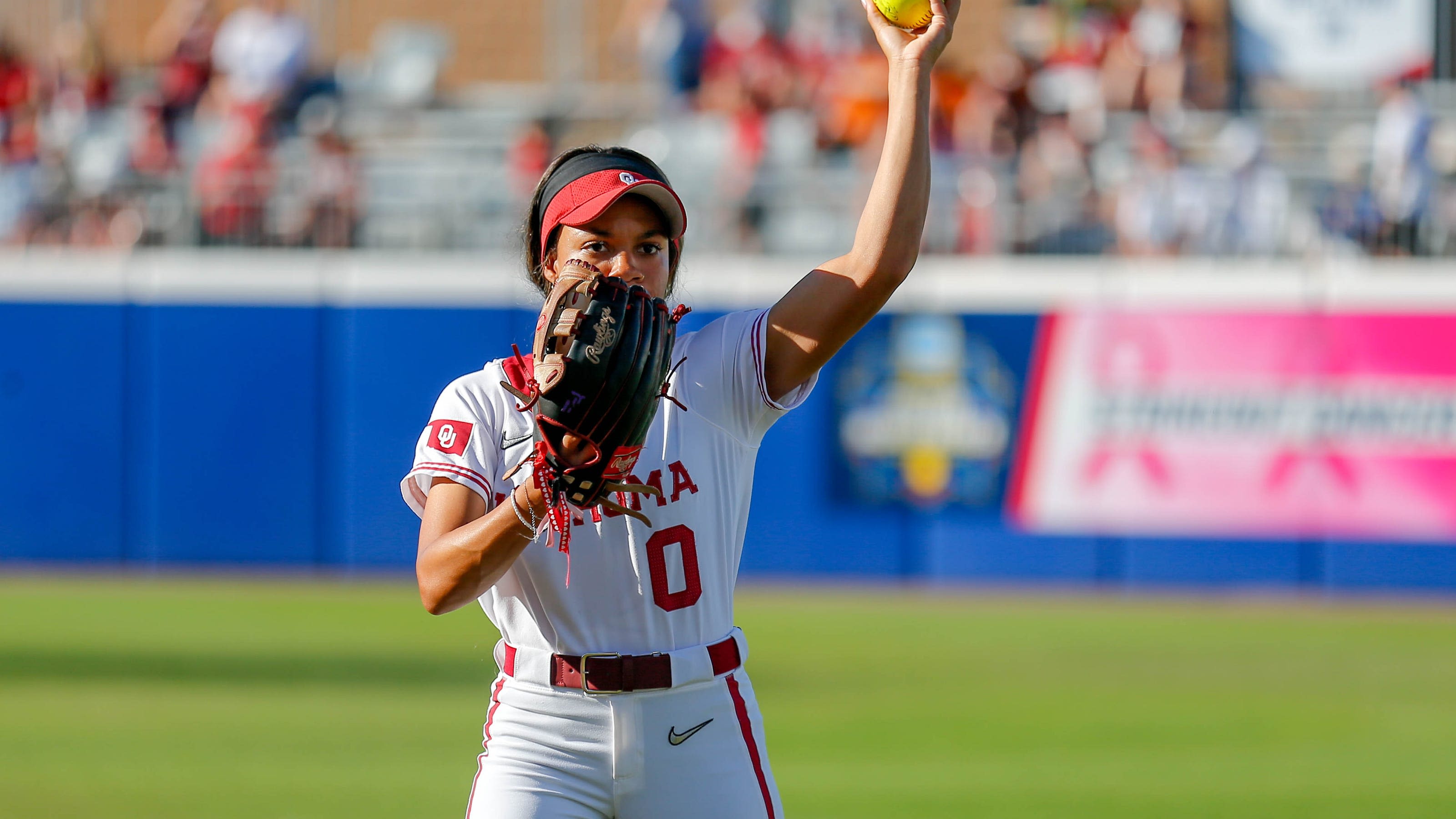 OU softball live score updates vs Texas in Game 1 of WCWS Championship Series