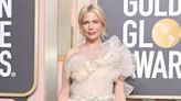 Michelle Williams Rocks Ruffles at Golden Globes 2023 After Welcoming Second Baby with Thomas Kail