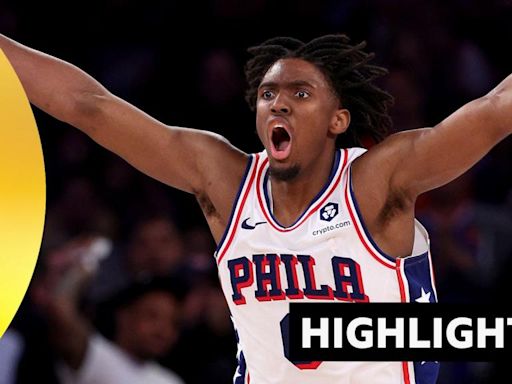 NBA: Tyrese Maxey's 46 points inspires Sixers win over Knicks