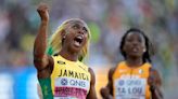 Fraser-Pryce back on top, leads Jamaican sweep in 100 meters