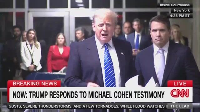 "Not the view of CNN": Jake Tapper disputes Trump's claim that CNN thinks there is "no case" in hush money trial.