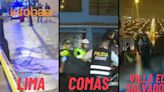 Madrugada sangrienta en Lima: sicarios asesinan a 4 personas en diferentes distritos de la capital