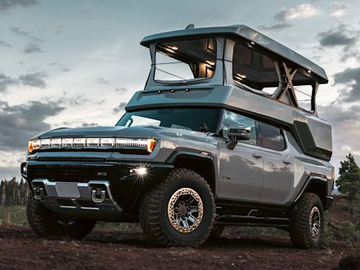 意外成為「全球僅一輛」的超稀有GMC Hummer EV純電悍馬豪華露營車