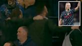 Fans in Spurs end applaud City goal against them that may deny Arsenal title
