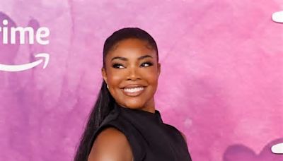 Gabrielle Union's textured, butt-length hair flows just like a waterfall