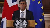 Rishi Sunak fala em "avanço decisivo" sobre protocolo pós-Brexit